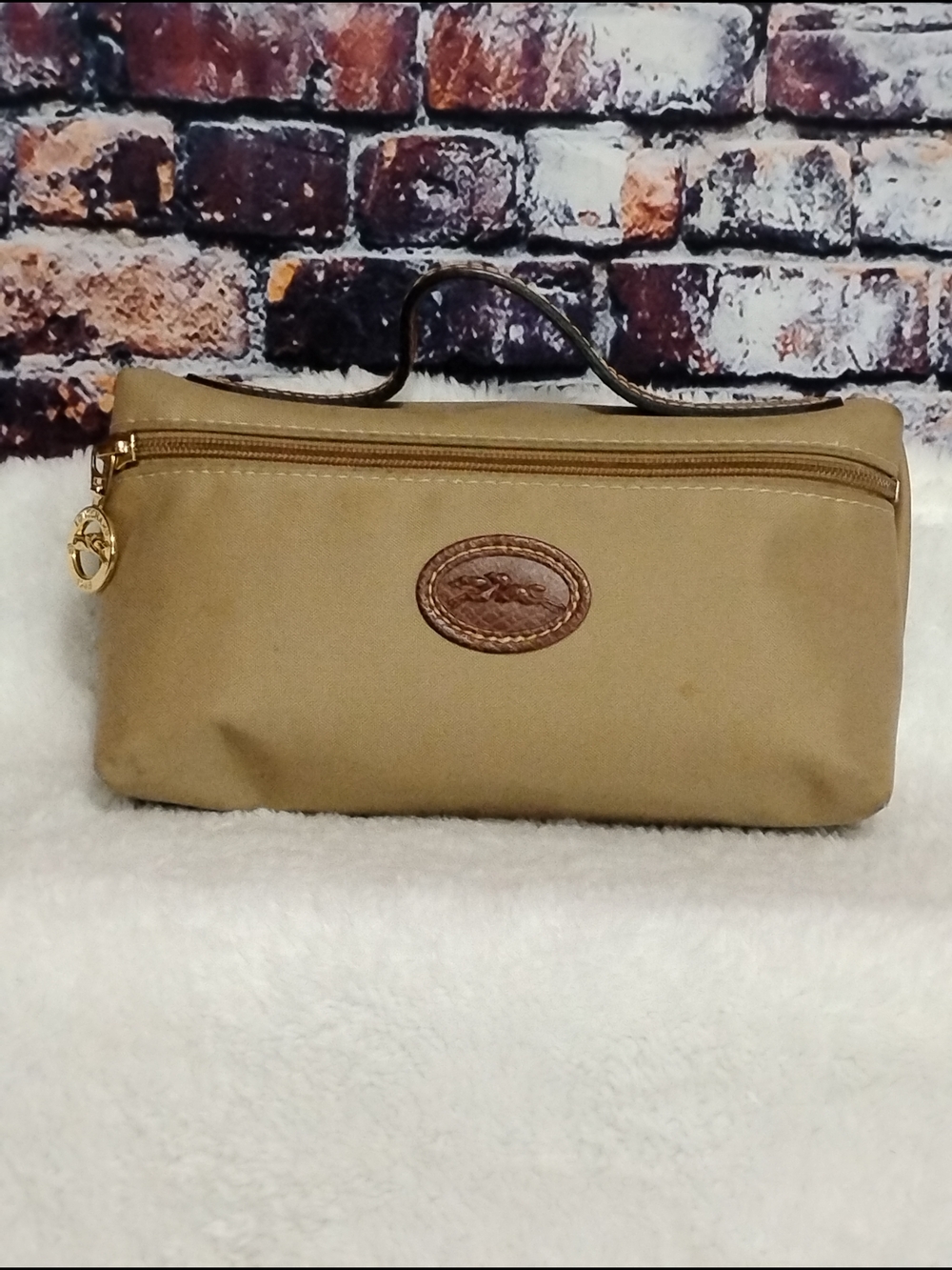 Longchamp Le Pliage Nylon Travel Cosmetic Case Make Up Bag